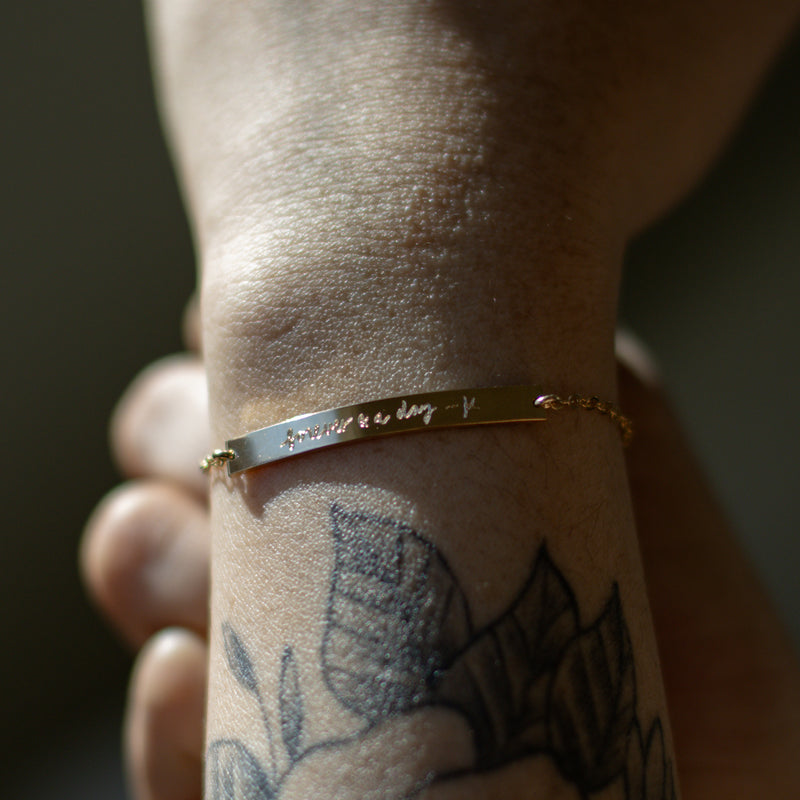 Handwriting Bracelet