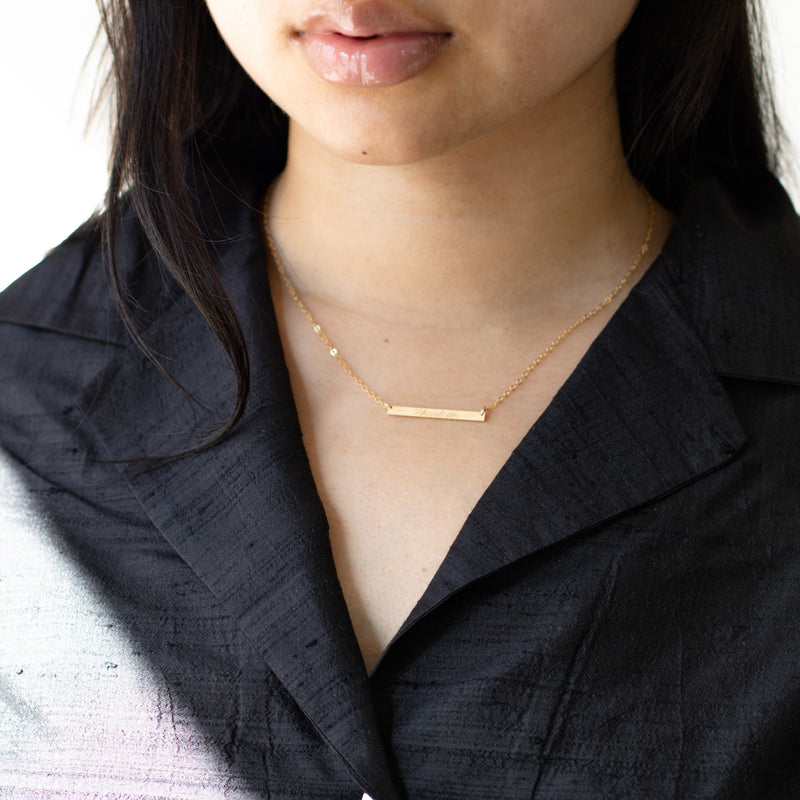 Petite Bar Necklace