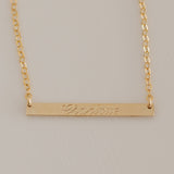 Petite Bar Necklace