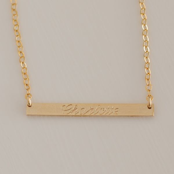 Petite Bar Necklace