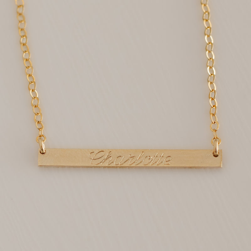 Petite Bar Necklace