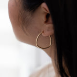 Luxe Triangle Hoops