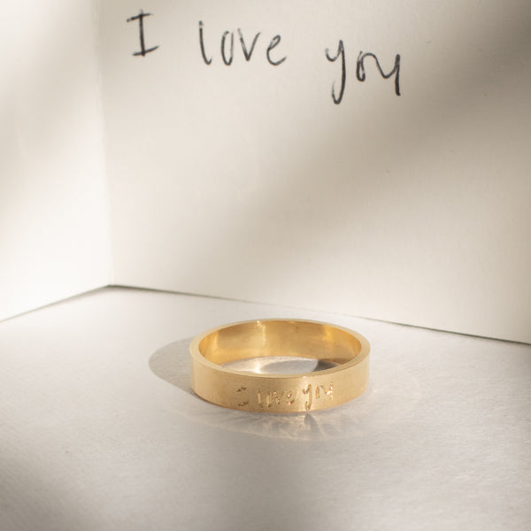 Handwriting Ring