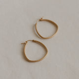 Luxe Triangle Hoops